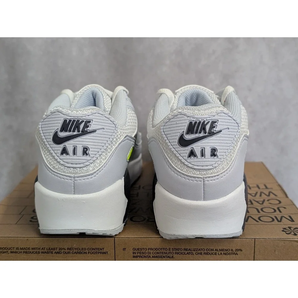 Nike Air Max 90 Kids 5 / Women 6.5 Blue / White‎ / Volt